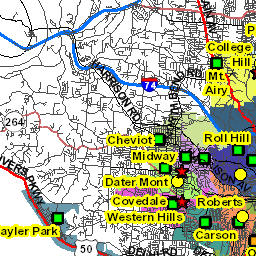 Neighborhood Cincinnati Zip Code Map
